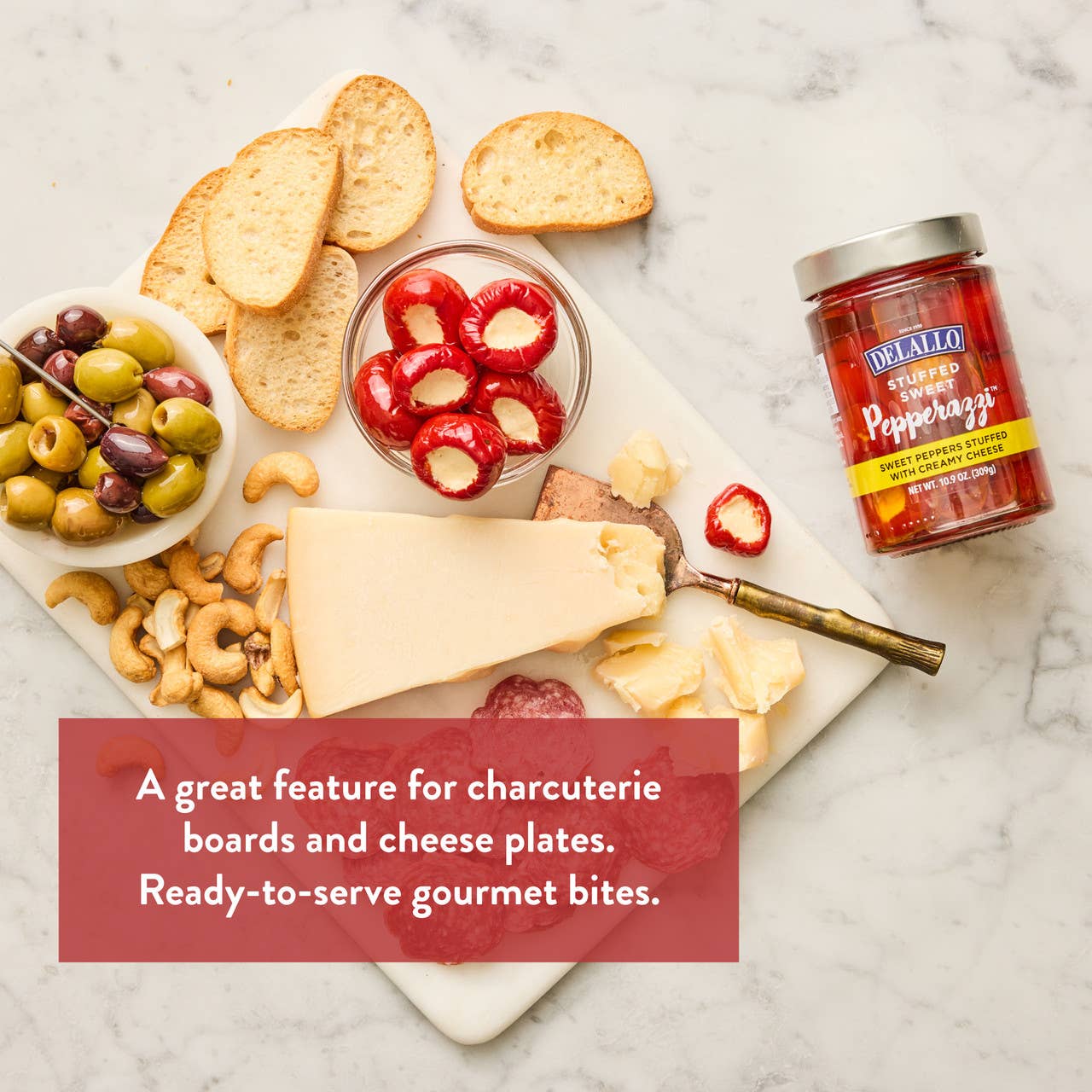 Delallo - Vente Légumes marinés - Poivrons Pepperazzi Farcis2