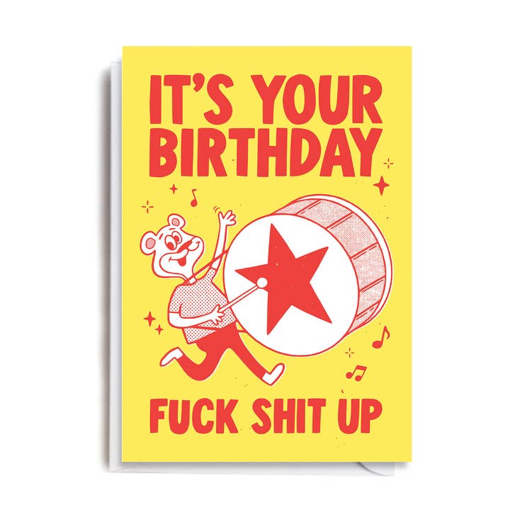Jolly Awesome - Wholesale Birthday Card - YOUR BIRTHDAY RUDE Card