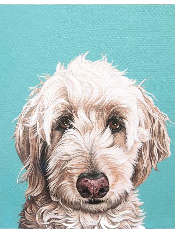 Labradoodle Dog Art Print for wholesale by Pop Zoo
