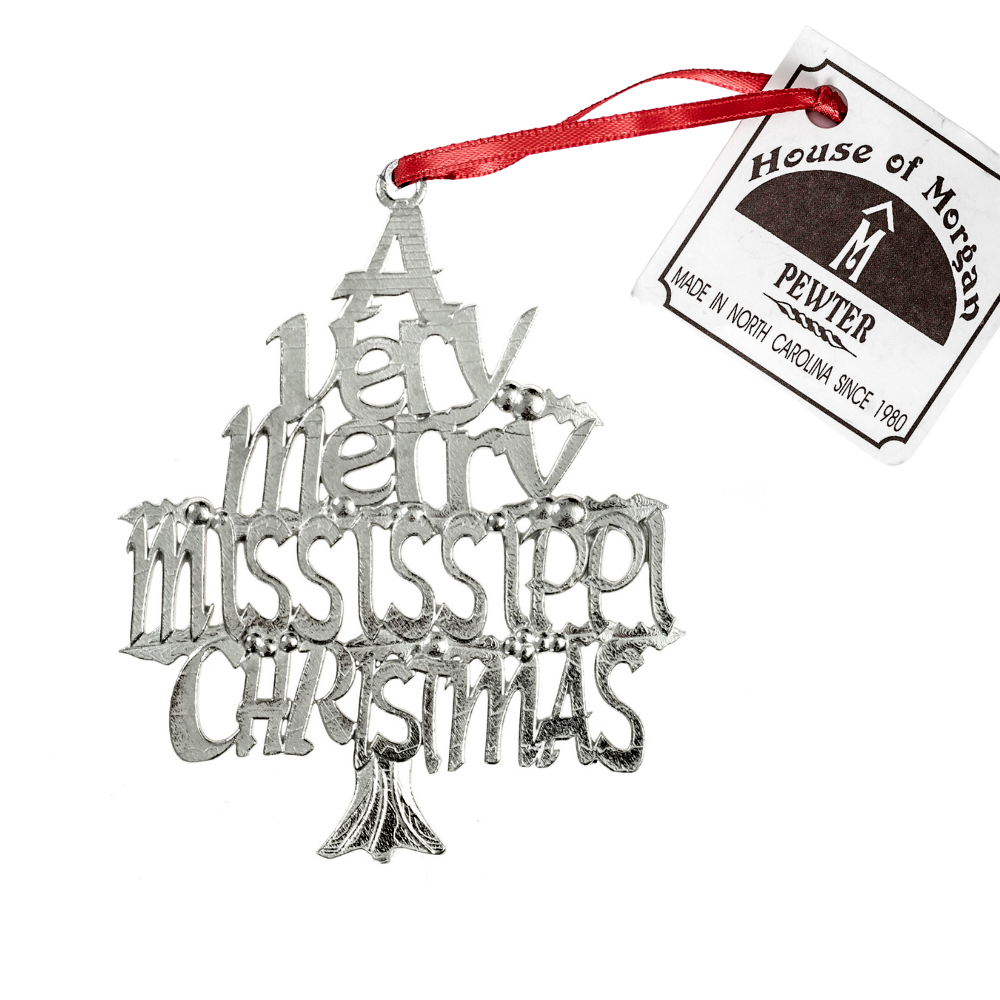 House of Morgan Pewter - Vendita all'ingrosso Decorazione - Un Ornamento di Natale Molto Allegro - Stati e Città9