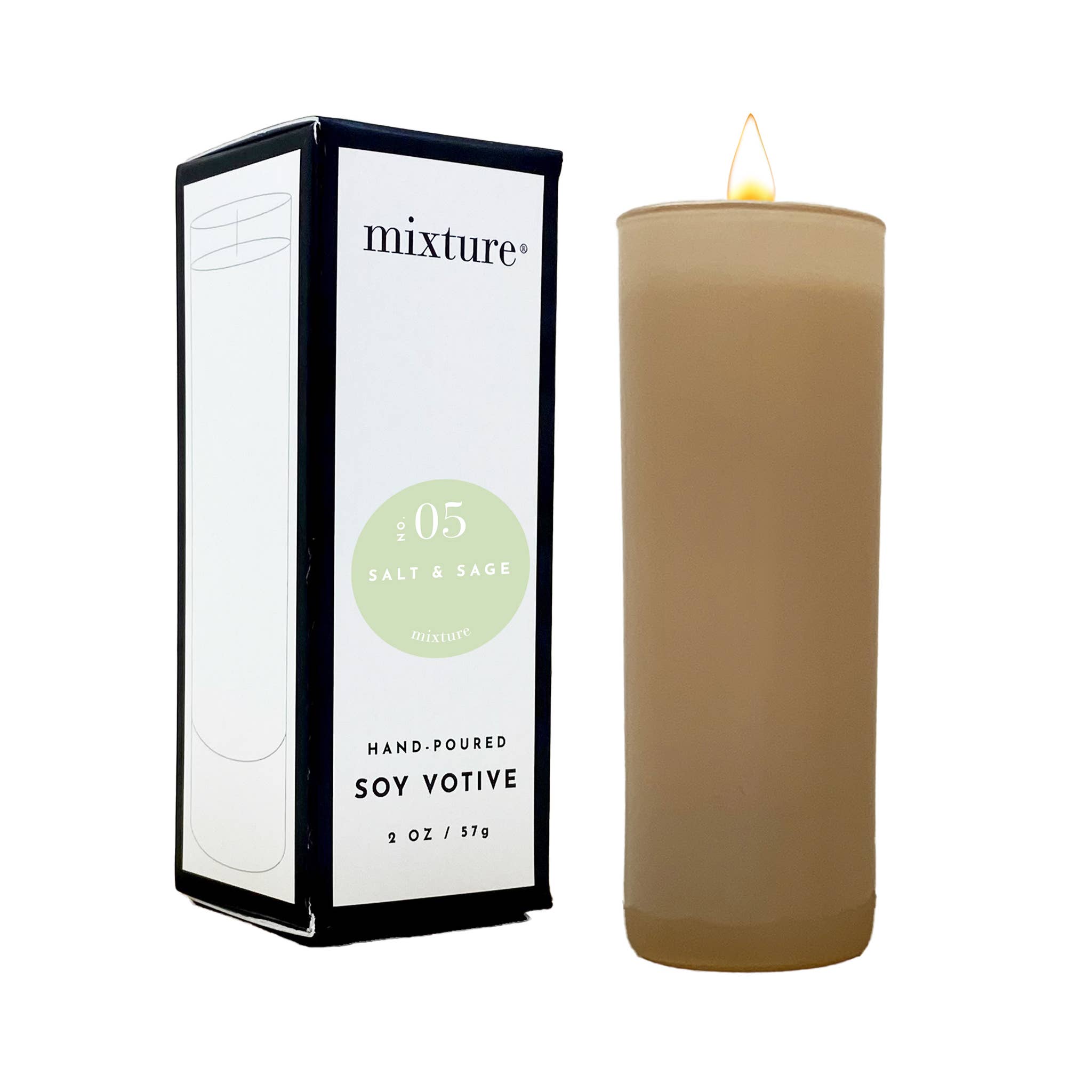 Mixture Home - Wholesale Votive Candle - 2 oz Mushroom Votive2
