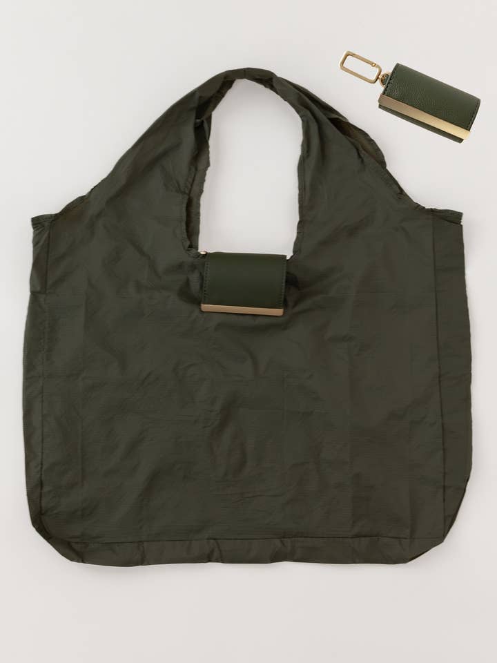 keote - keychain tote - olive for wholesale by k e o t e