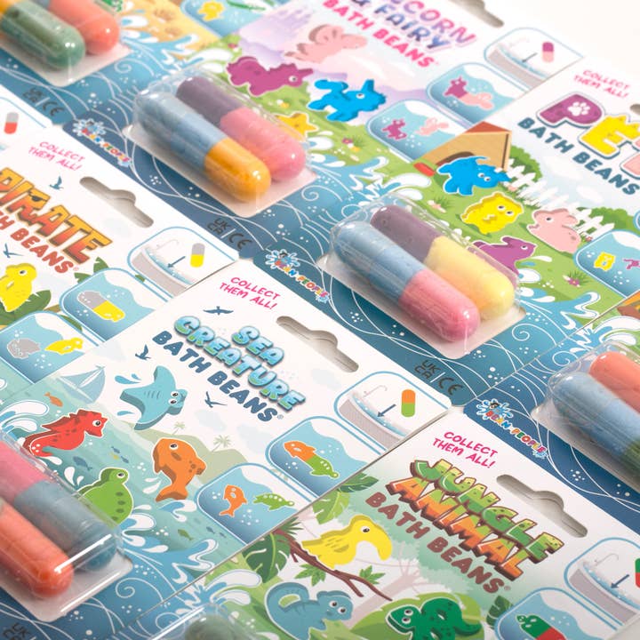 Baby Republic – wholesale Bath toy – Baby – Bath Beans CDU Display with 128 Bath Beans RRP £2.99 each3