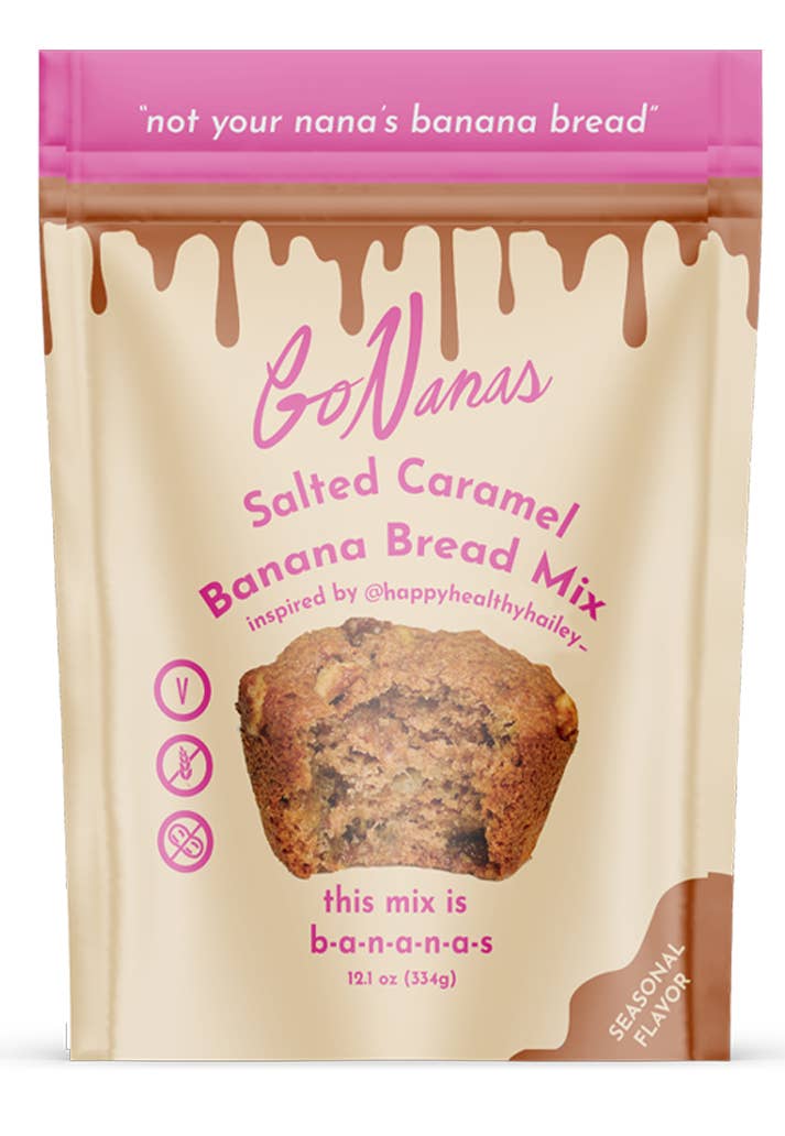 GoNanas - Wholesale Bread mix - Salted Caramel Banana Bread Mix