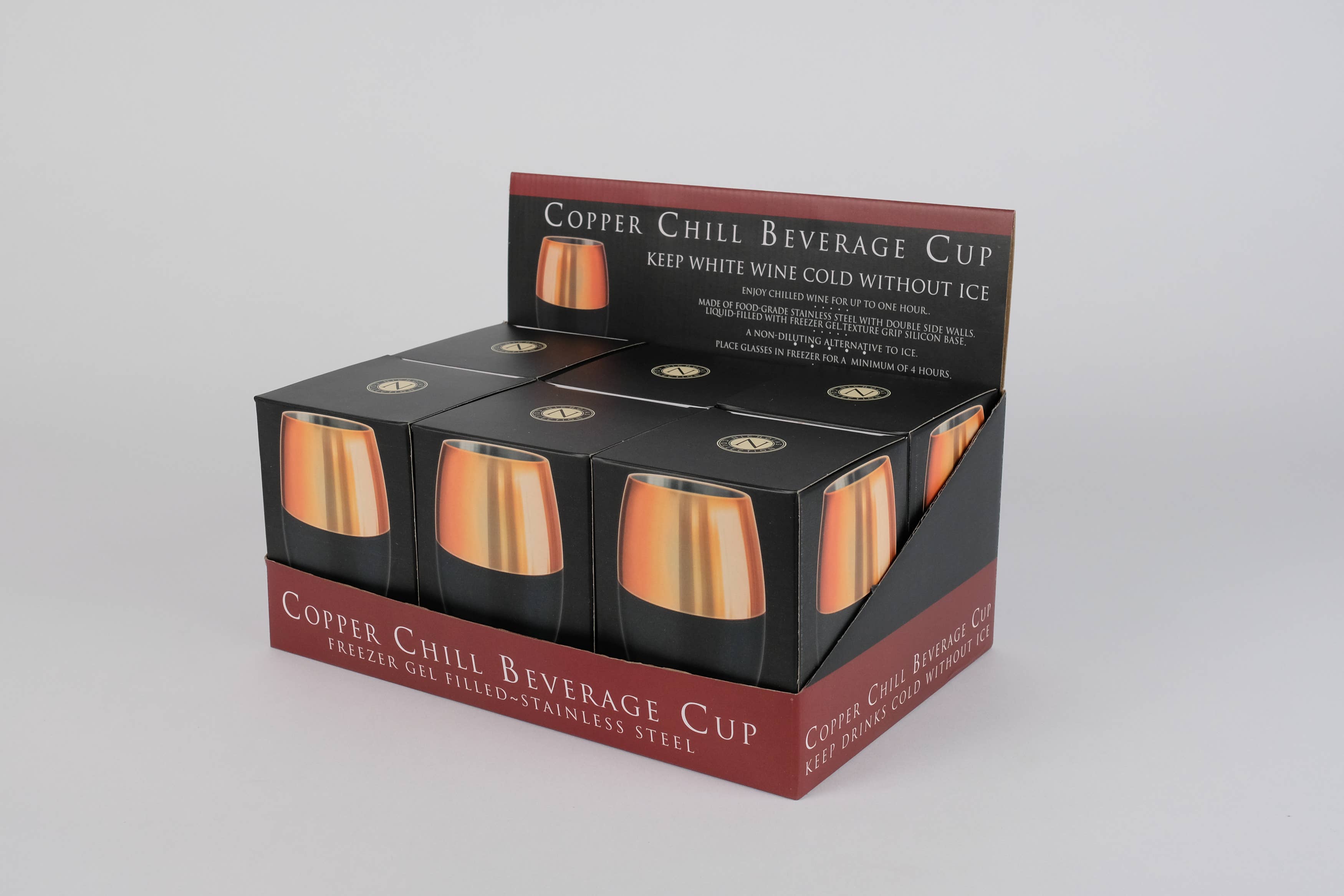 Cork Pops Inc - Wholesale Insulated Mug/Tumbler - Copper Nicholas Beverage Cup4