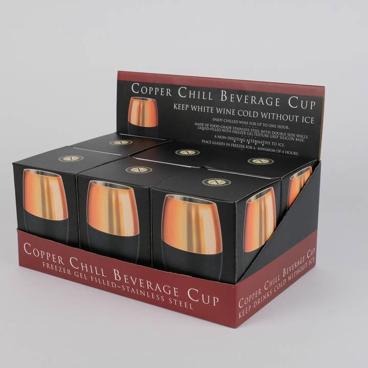 Cork Pops Inc - Wholesale Insulated Mug/Tumbler - Copper Nicholas Beverage Cup4