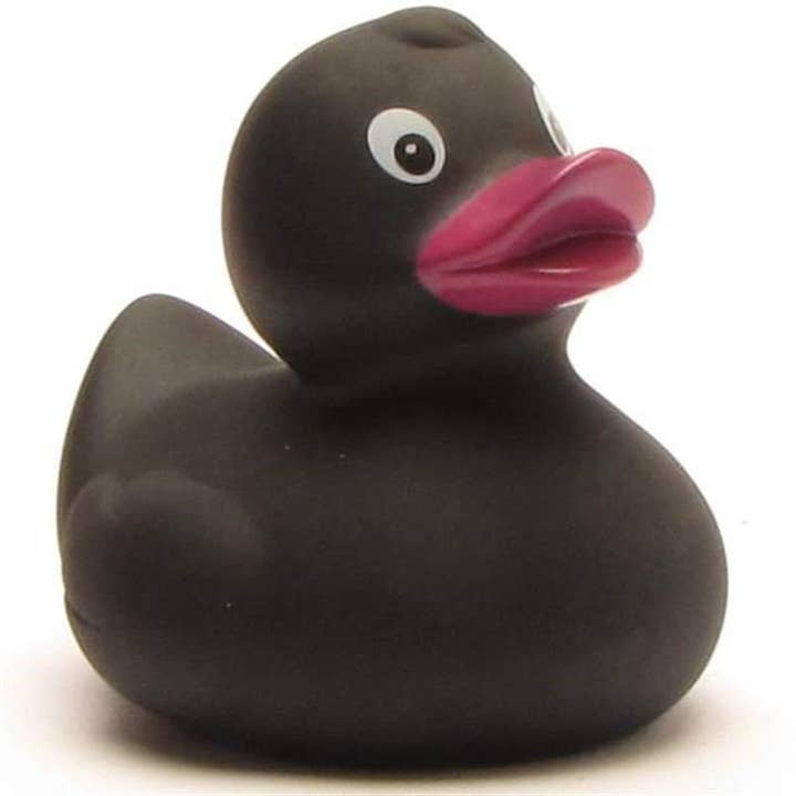 Babsi Gummi Duck - Sort - Gummi Duck for engroshandel hos Duckshop