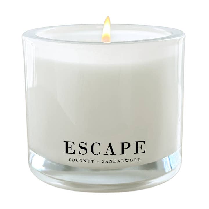 ESCAPE | Coconut + Sandalwood Candle | Signature Collection for wholesale by Porter Lane Home