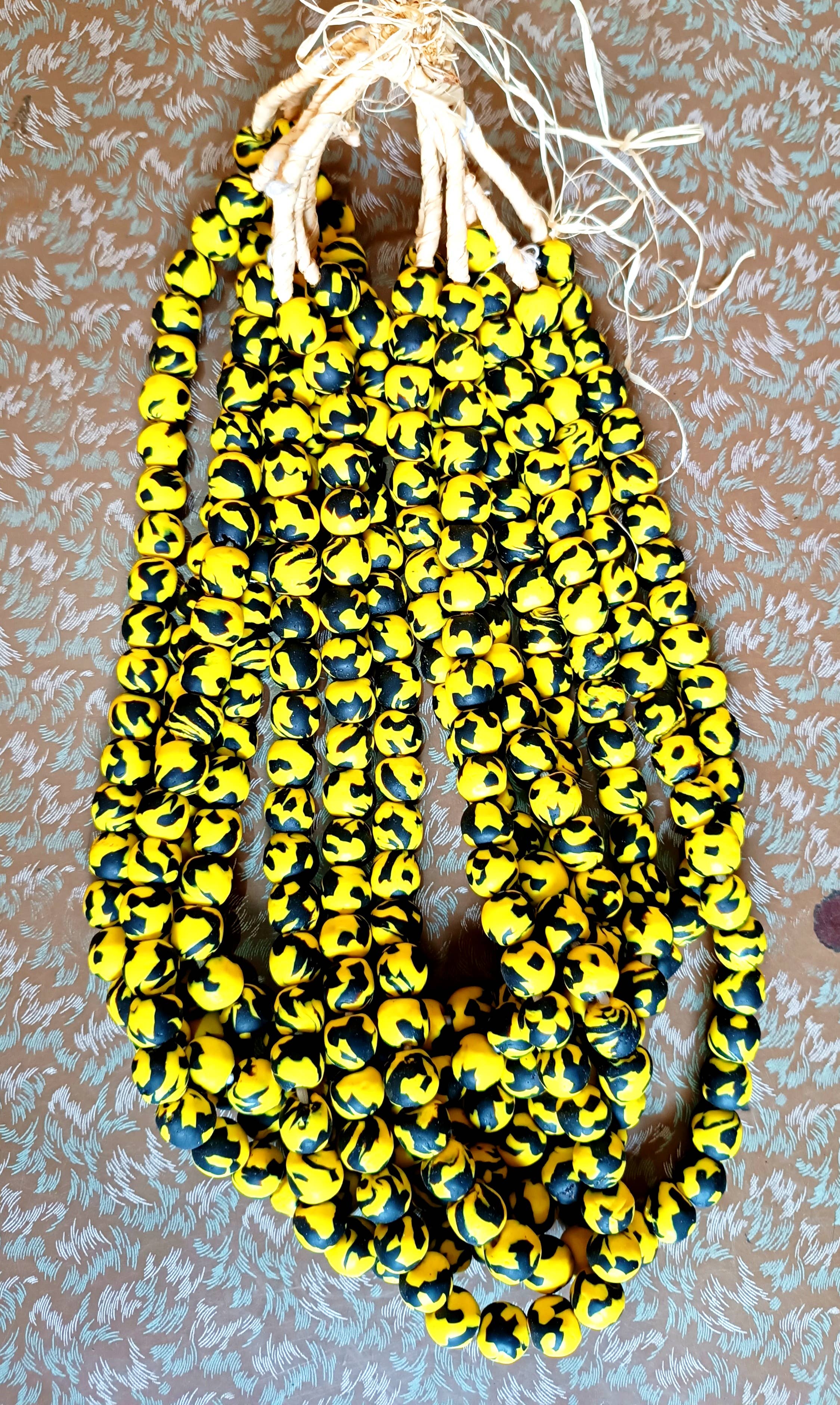 African Craft Collection - Wholesale Beads - Glass beads For Jewelry Making - Krobo Round Beads1