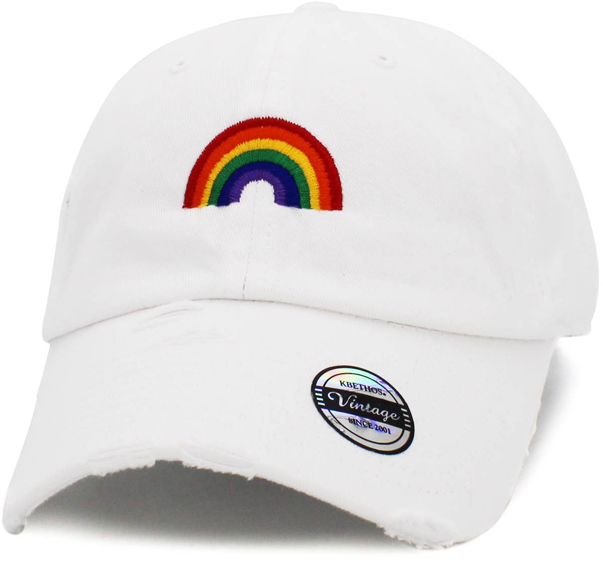 KBETHOS - Wholesale Baseball Cap - Unisex - Pride Rainbow Vintage Dad Hat5