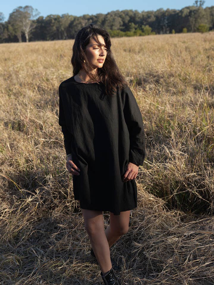 IDIS - Wholesale Dress – Women's - Linen Maxi - Plant Dye5