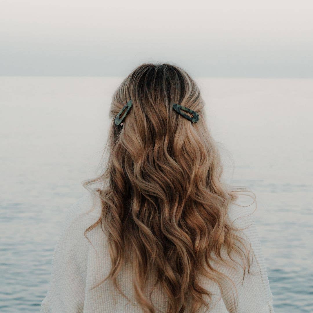 Green Room - Vente Pince à cheveux – femme - Pinces en forme d'crocodile - Triangle2