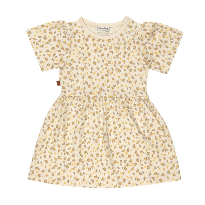 Dress Leo Kids | Pearled Ivory voor wholesale door Frogs & Dogs