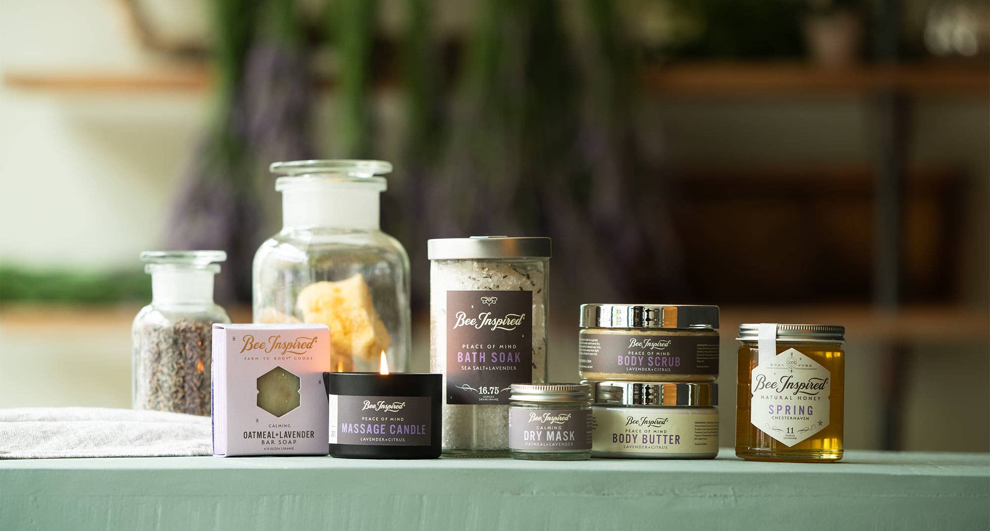 Bee Inspired - Wholesale Body Scrub/Exfoliant - Peace of Mind Body Scrub | 8oz Lavender Citrus Body Scrub8