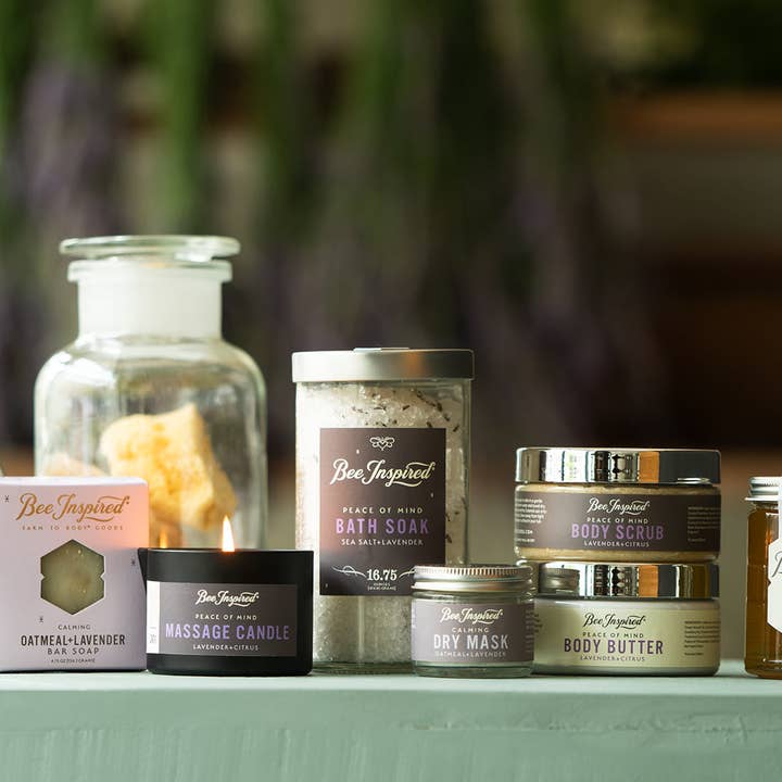 Bee Inspired - Wholesale Body Scrub/Exfoliant - Peace of Mind Body Scrub | 8oz Lavender Citrus Body Scrub8