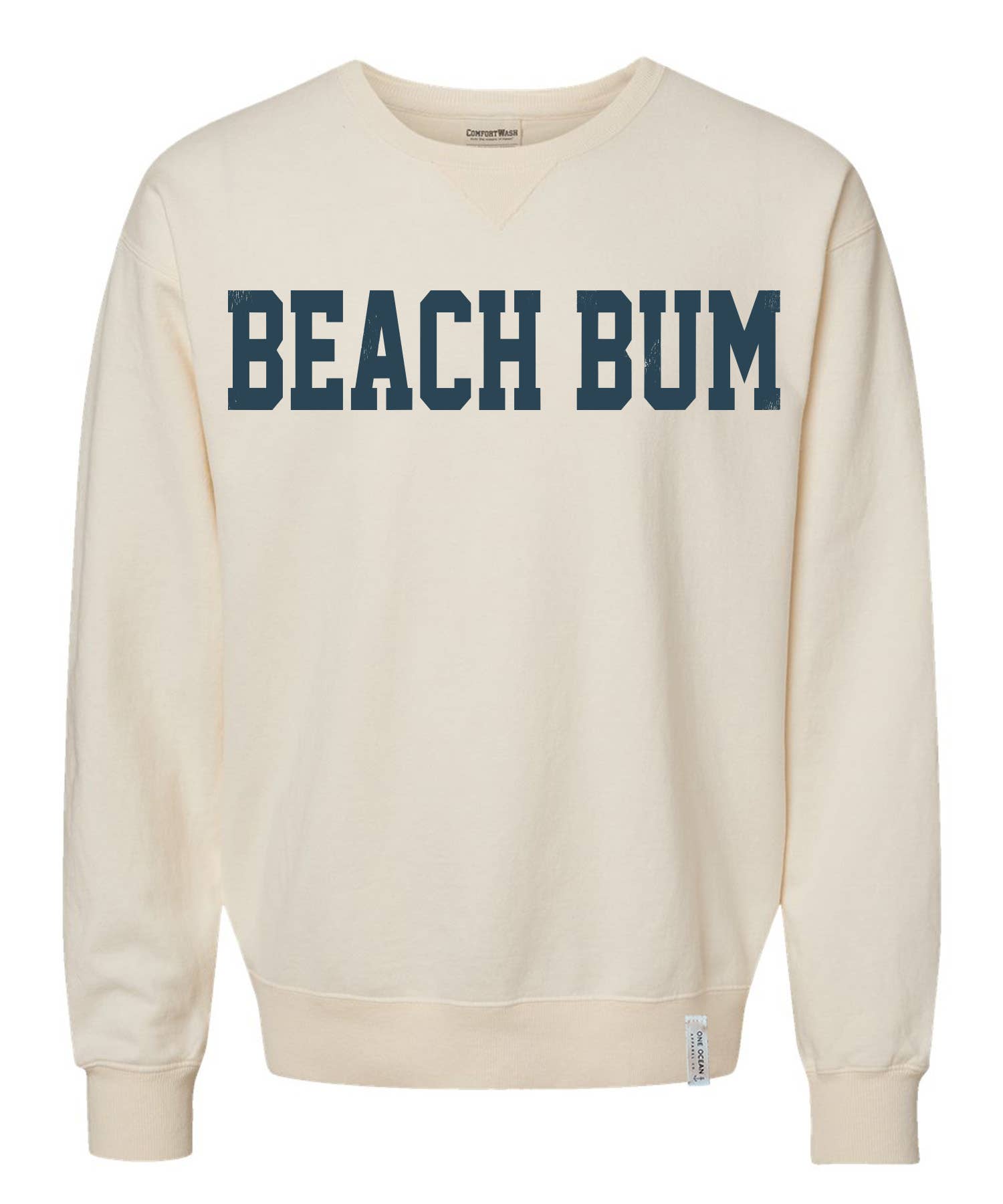 One Ocean Apparel Co.. - Wholesale Graphic Sweatshirt - Unisex - BEACH BUM Crewneck - CUSTOM COLORS15