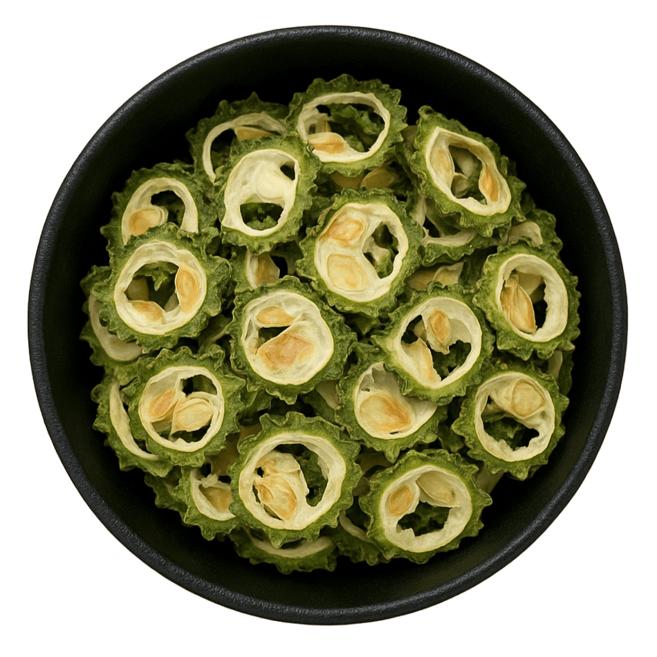 LA Herb - Vente Herbes aromatiques - Tranche de melon amer séché (Fructus Momordica Charantia)1