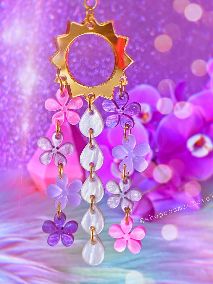 Tangled Inspired Earrings for wholesale by Cosmic lovely
