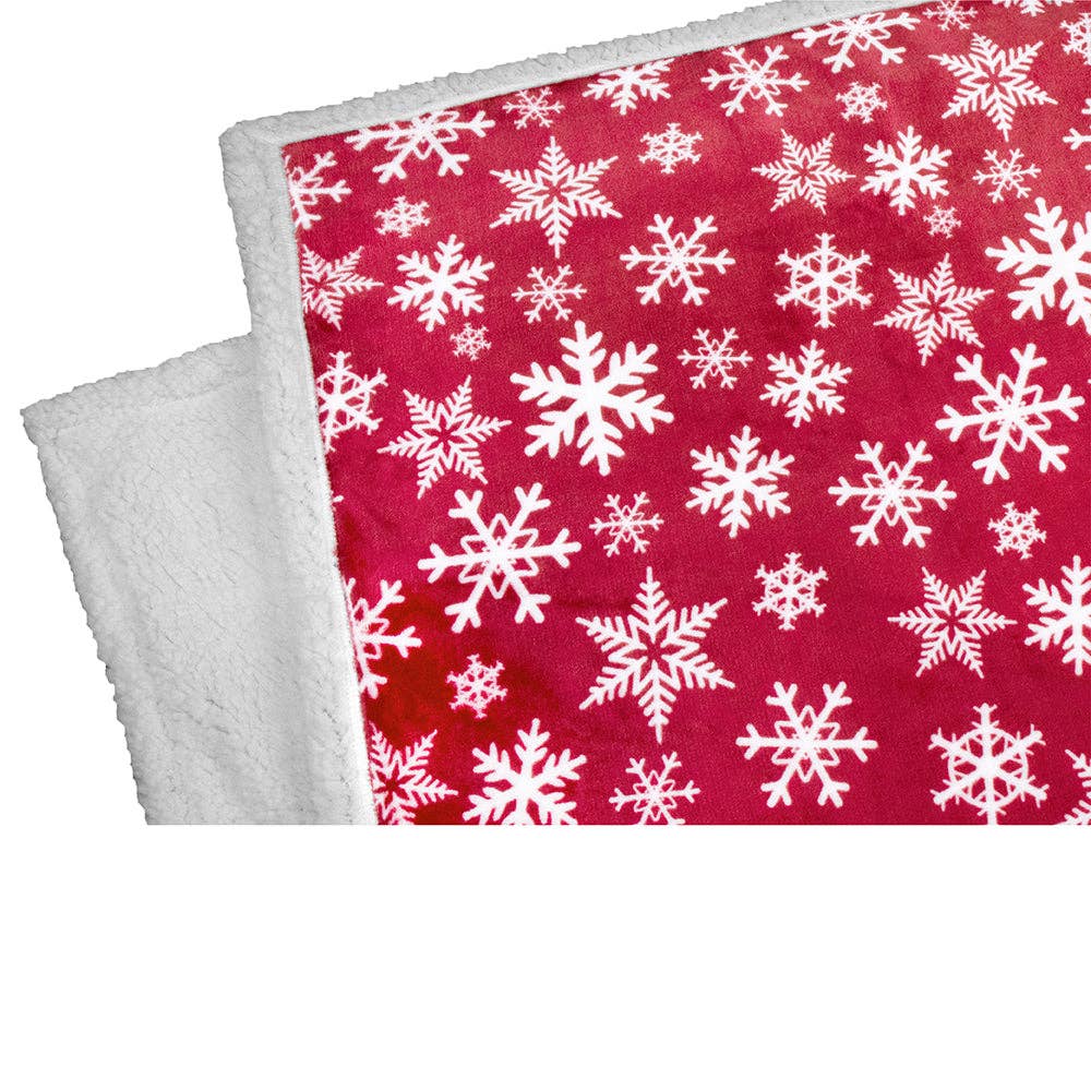 Pavilia - Vente Plaids - Plaid sherpa de Noël réversible48