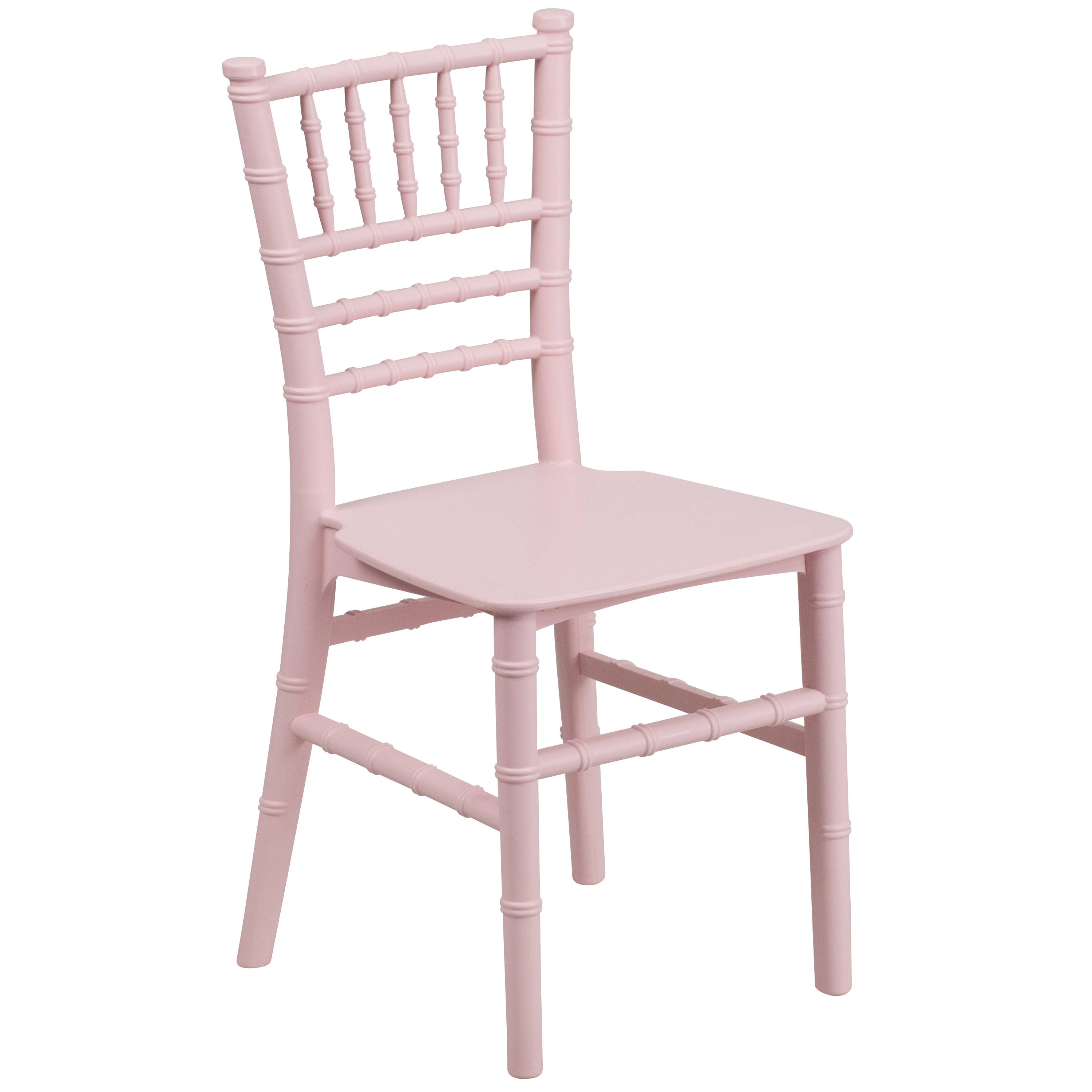 Rose Chaise Chiavari en résine rose pour enfants - Chaise événementielle en vente sur Faire1
