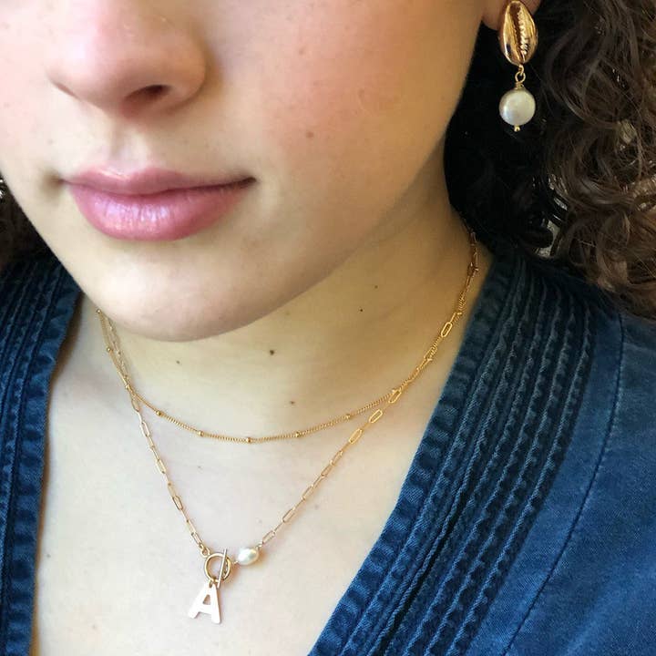 Indledende toggle halskæde for engroshandel hos Isabelle Grace Jewelry