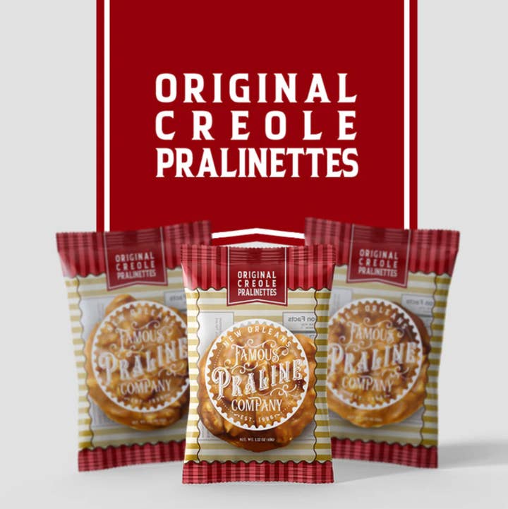 New Orleans Famous Pralines - Wholesale Hard Candy - Bulk Order 100 Pralinettes
