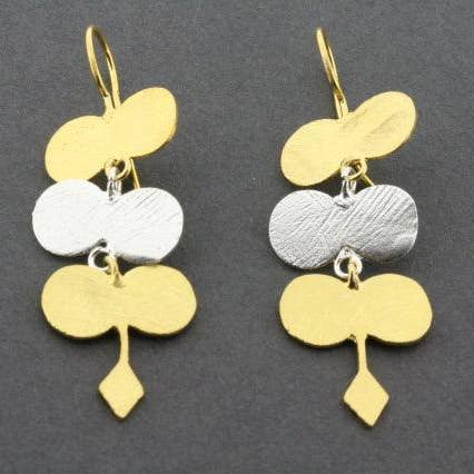 Makers & Providers - Wholesale Dangle earrings - Sungold Drop Earring - Gold Plated0