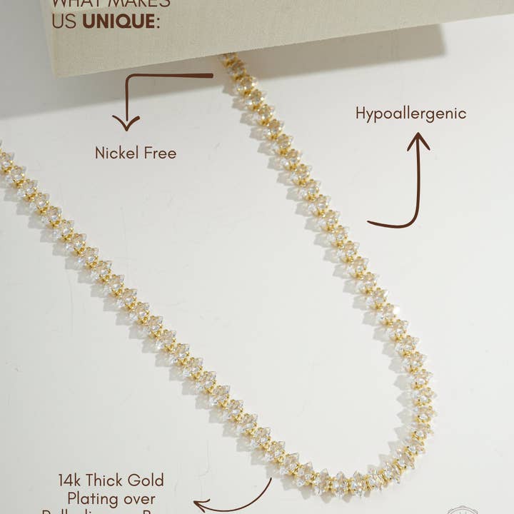 14k Gold Plated Camellia Jewelry Set | Everyday Jewelry for wholesale on Faire