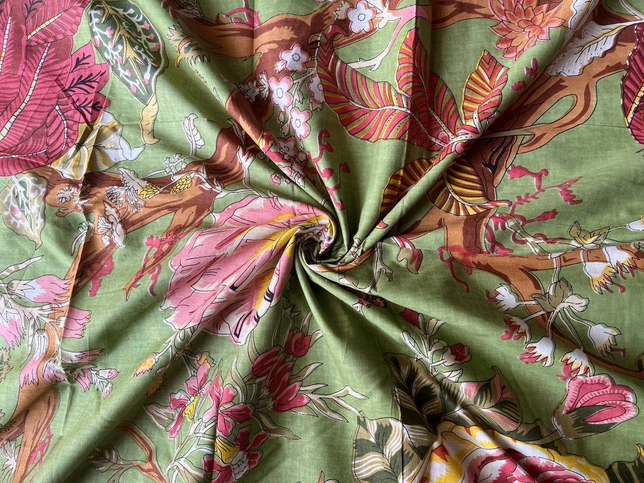 Bhawana Handicrafts – wholesale Fabric paint – Sanganeri Floral Craft Indian Hand Print Dressmaking Block 0