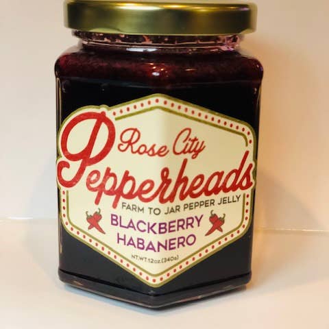 Rose City Pepperheads - Wholesale Jam/Jelly - Blackberry Habanero Pepper Jelly