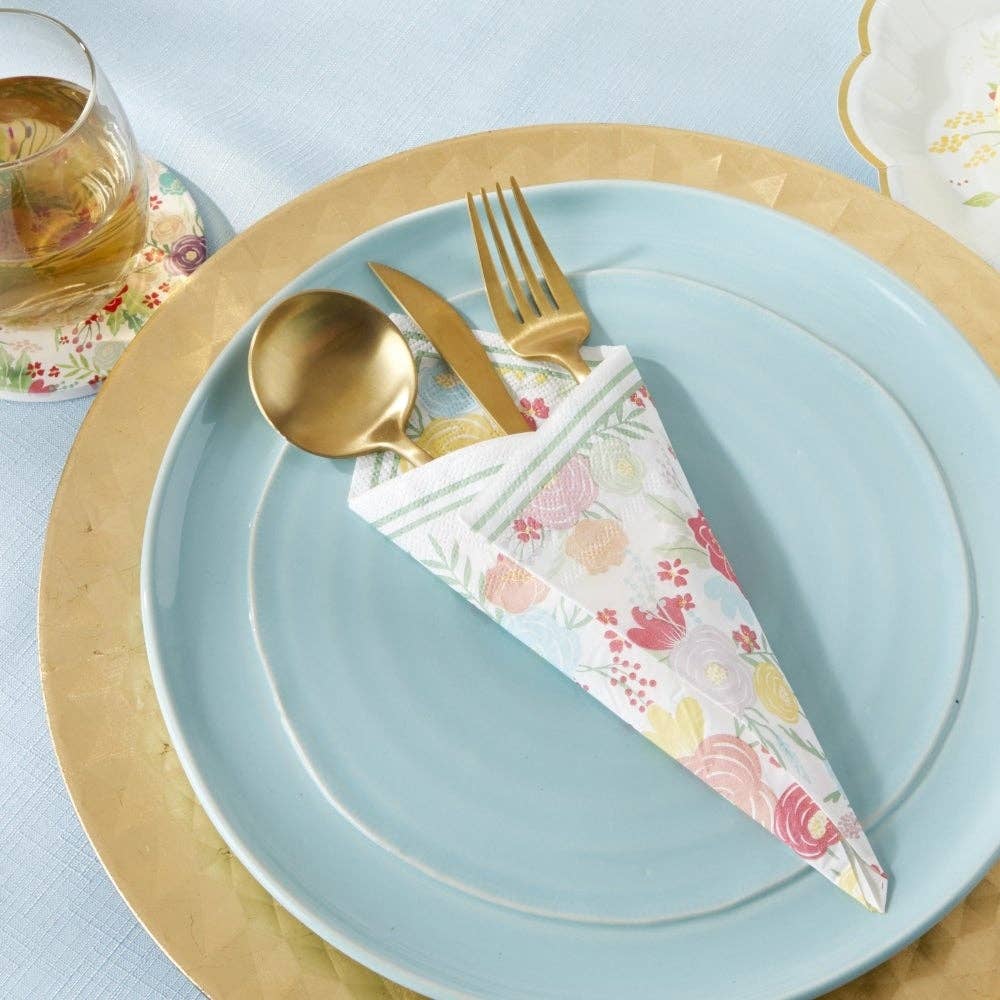 Kate Aspen - Vendita all'ingrosso Tovagliolo monouso - Garden Blooms - Tovaglioli di carta a 2 veli (set da 30)1