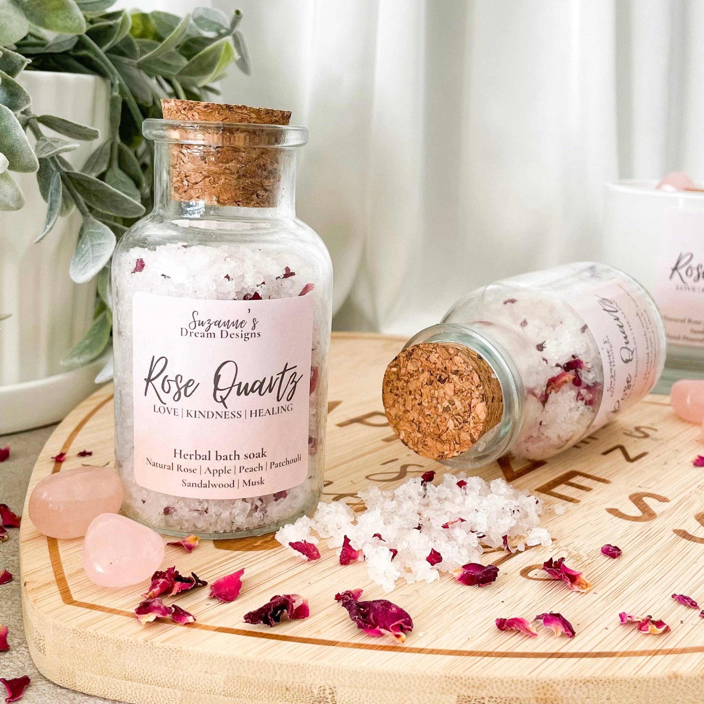 Suzanne’s dream designs - Wholesale Bath salts - Relaxing Bath Salt- Rose Quartz bath salts3