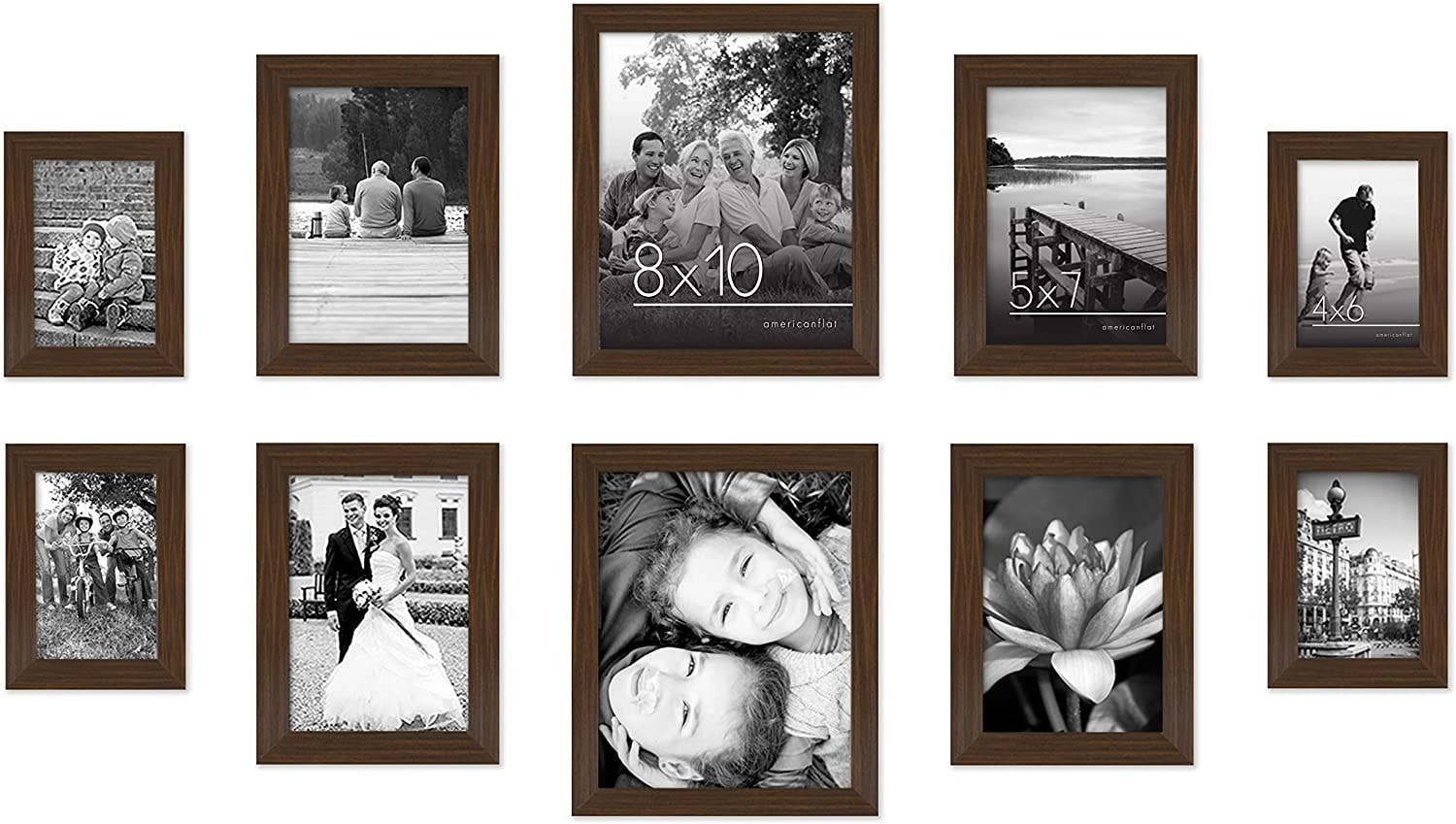 Americanflat - Wholesale Picture Frame - Americanflat Gallery Wall Frame Set (10 Pack)47