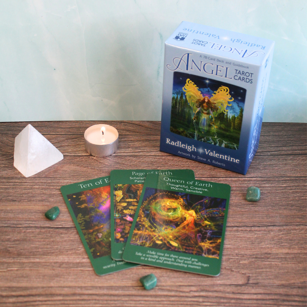 Green Tree – Cartas de tarô por atacado – Baralho de Tarô Angel Tarot Cards por Radleigh Valentine2