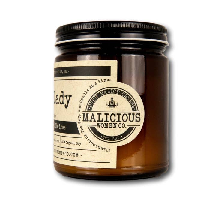 Malicious Women Candle Co - Wholesale Jar/Filled Candle - Boss Lady - Scent: Espresso Yo’ Self