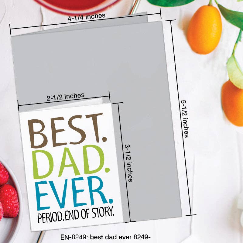 Printed Canvas – Engroshandel Farsdagskort – Bedste Far Nogensinde, Hilsen Kort (#8249A)1