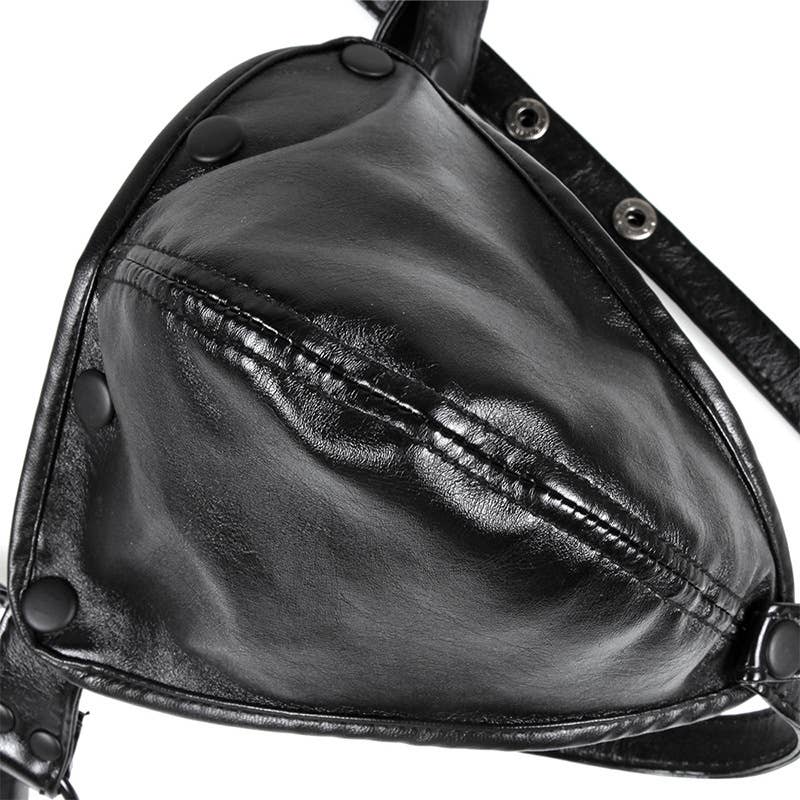 Sort Herrebukser i punkstil med læderundertræk for engroshandel på Faire3