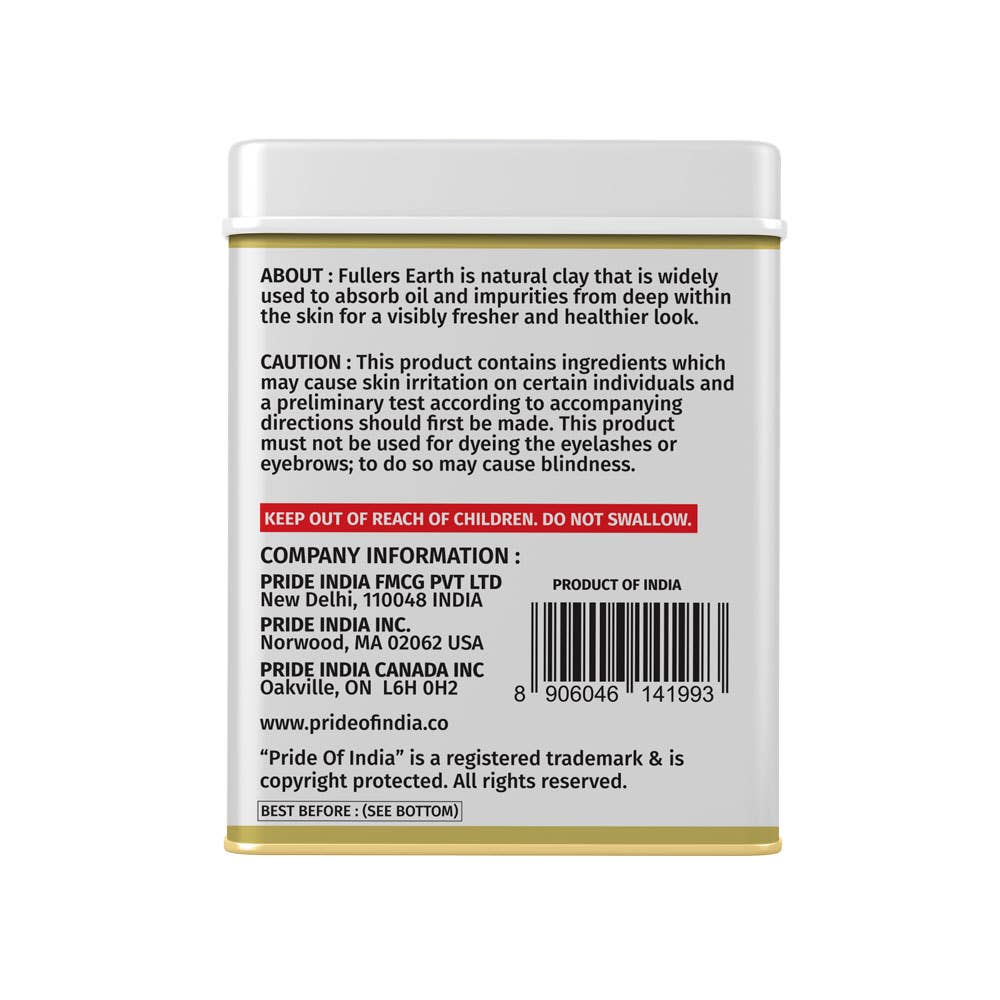 PRIDE INDIA BRANDS - Vendita all'ingrosso Maschera viso - Fuller Terra - Rosa e Aloevera6