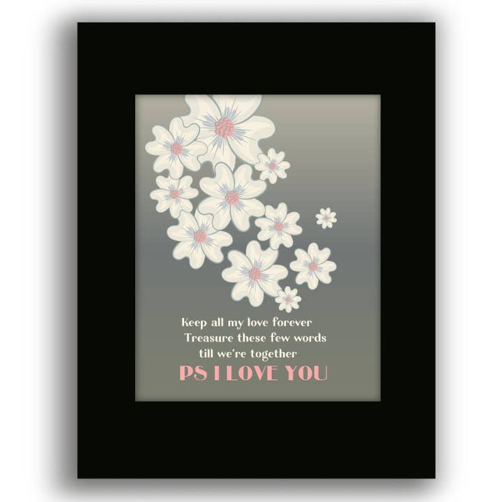 Song Lyrics Art – wholesale Art print – PS I Love You by Beatles - Music Memorabilia Love Song Art
