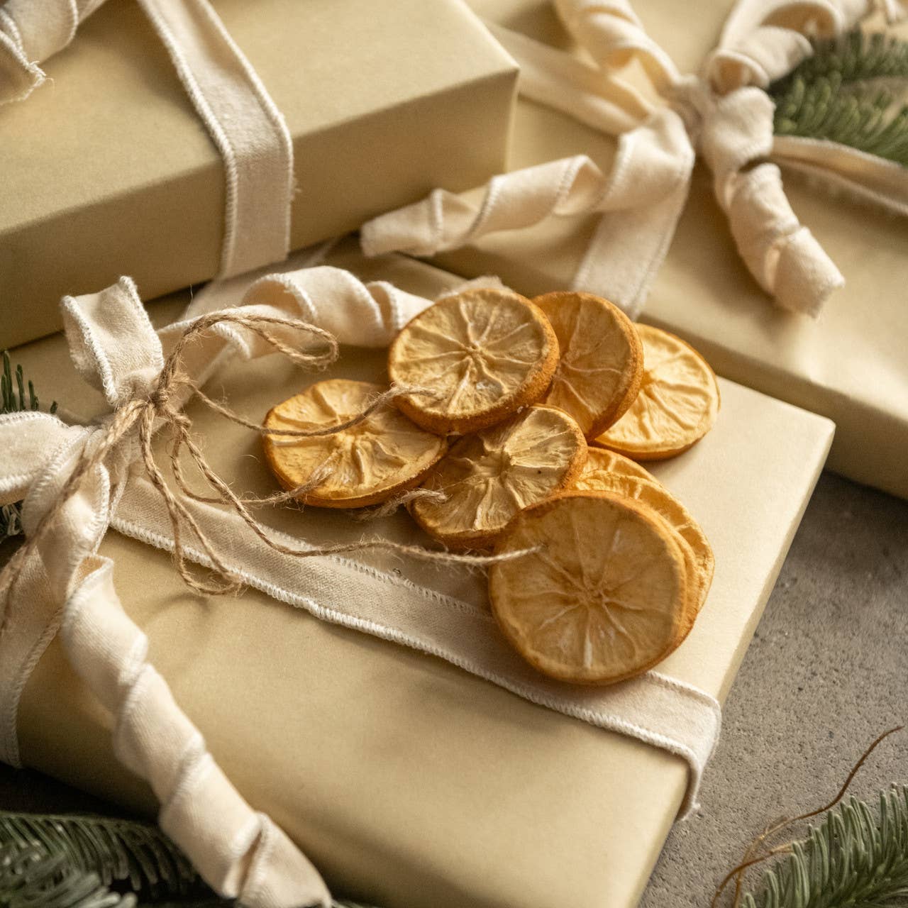 Ragon House - Vendita all'ingrosso Decorazione - ORNAMENTO PENDENTE FETTA D'ARANCIA 13"1