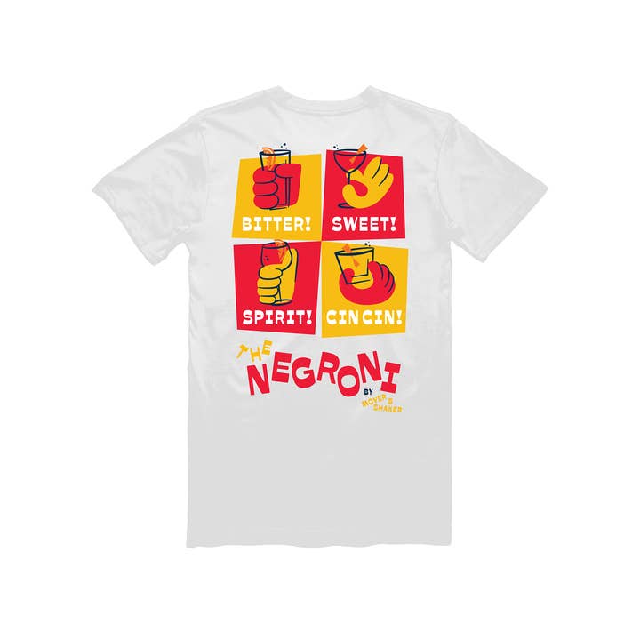 Bitter! Sweet! Spirit! White T-Shirt for wholesale by Mover & Shaker