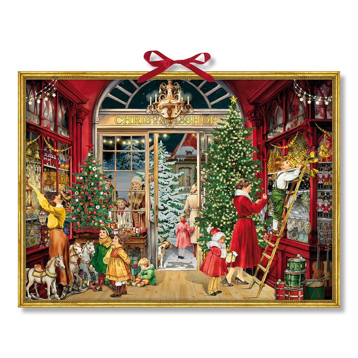 Nostalgic Christmas Shop Luxury Advent Calendar for wholesale by Alison Gardiner Designs
