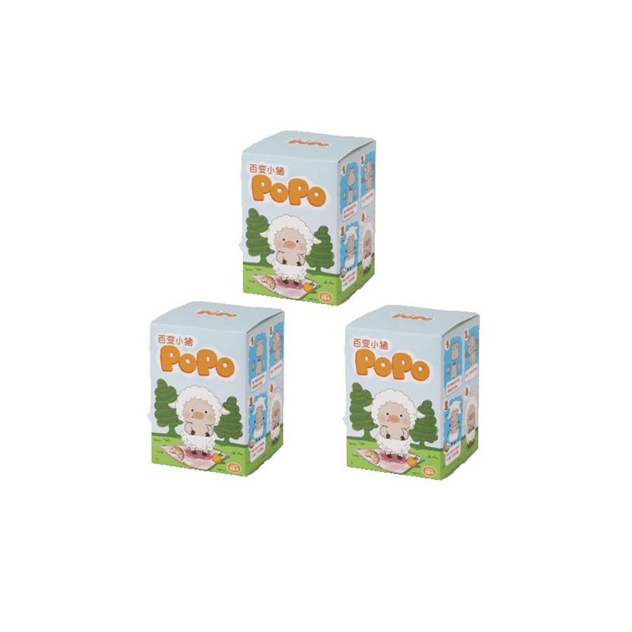 RANDOM PCS LuLu Pig POPO Animal Series Blind Box  for wholesale on Faire8