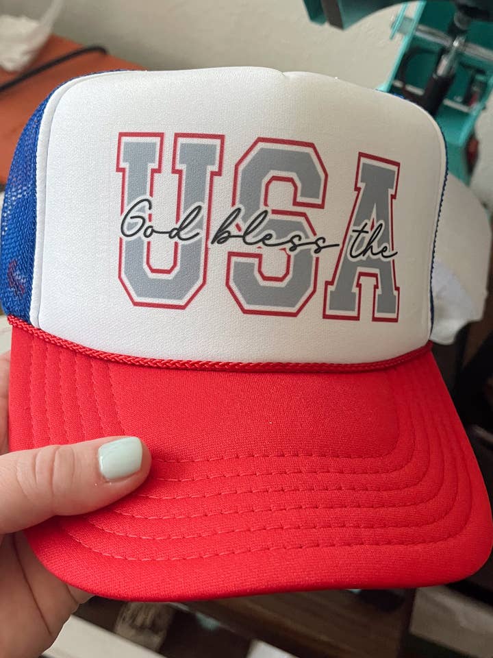 USA Trucker-Kappe für den Großhandel von The Rustic J Boutique