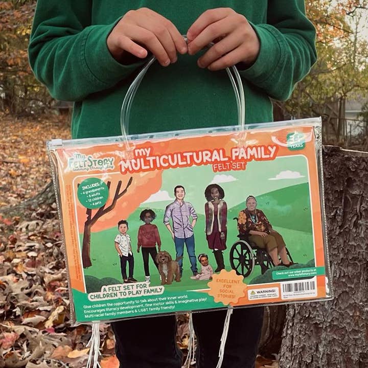 My Felt Story - Wholesale Toy Set - Kids - My Felt Story Multicultural Family Felt Set7