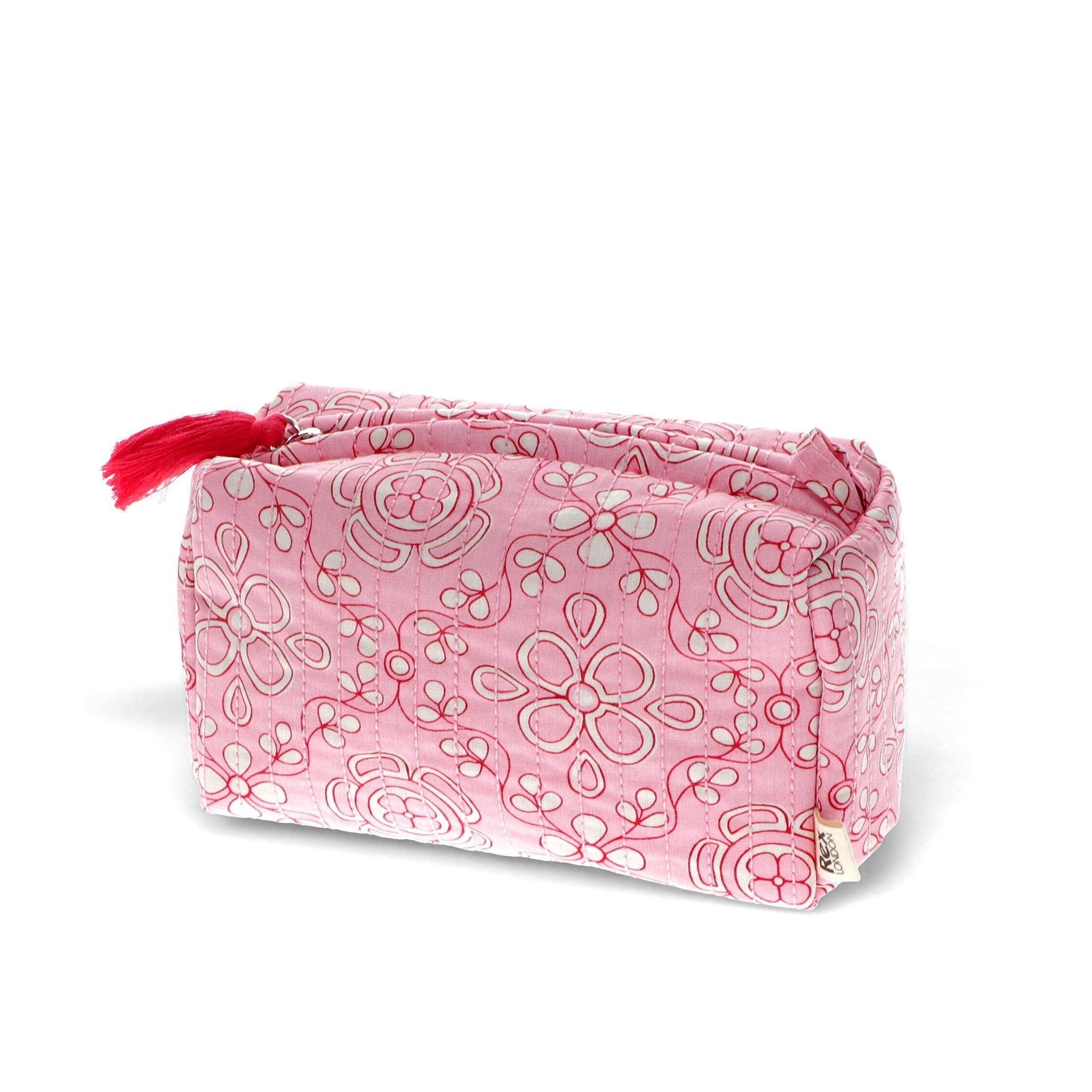 Rex B2B - UK – wholesale Toiletry bag – women's – Quilted Makeup Bag - Anushka1