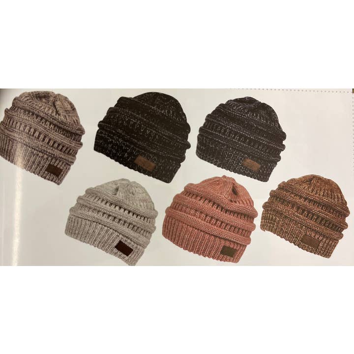 Kaleidoscope Accessories - Wholesale Beanie - Women's - Hat Knit Beanie, 6 Assorted