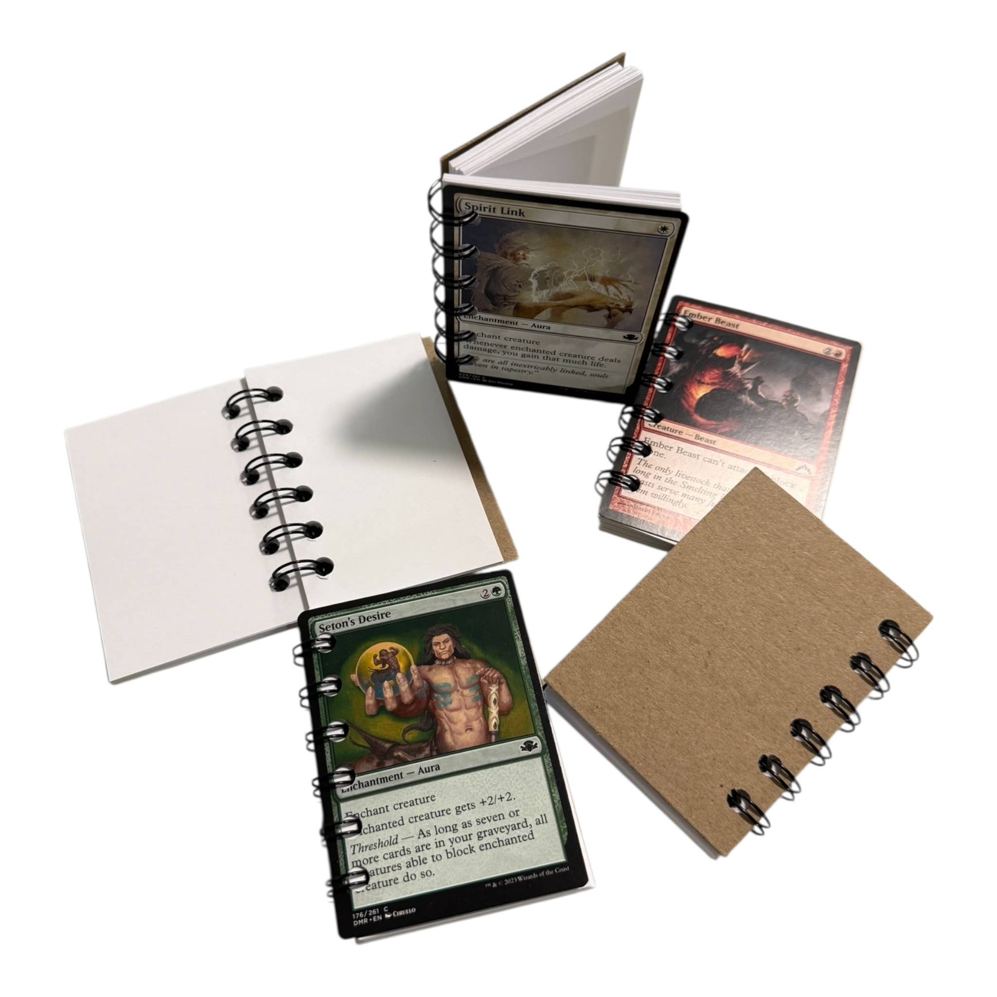 StuckOnU Art - Wholesale Journal/Diary - Lot of 25 Magic: The Gathering Mini journals made from cards1