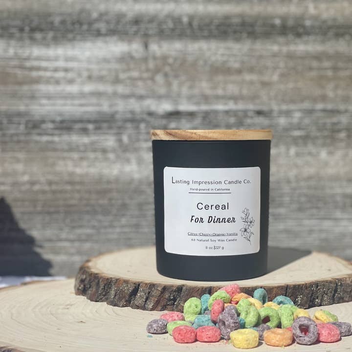 Müsli zum Abendessen mit Duft | Pure Soy Candle für den Großhandel von Lasting Impression Candle Co