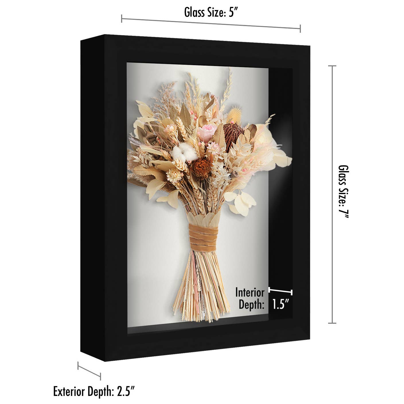 Americanflat Shadow Box Frame with Black Molding (2 Pack) for wholesale on Faire23